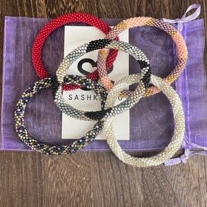 Sashka Co Beaded Bracelets Set of 5 B14